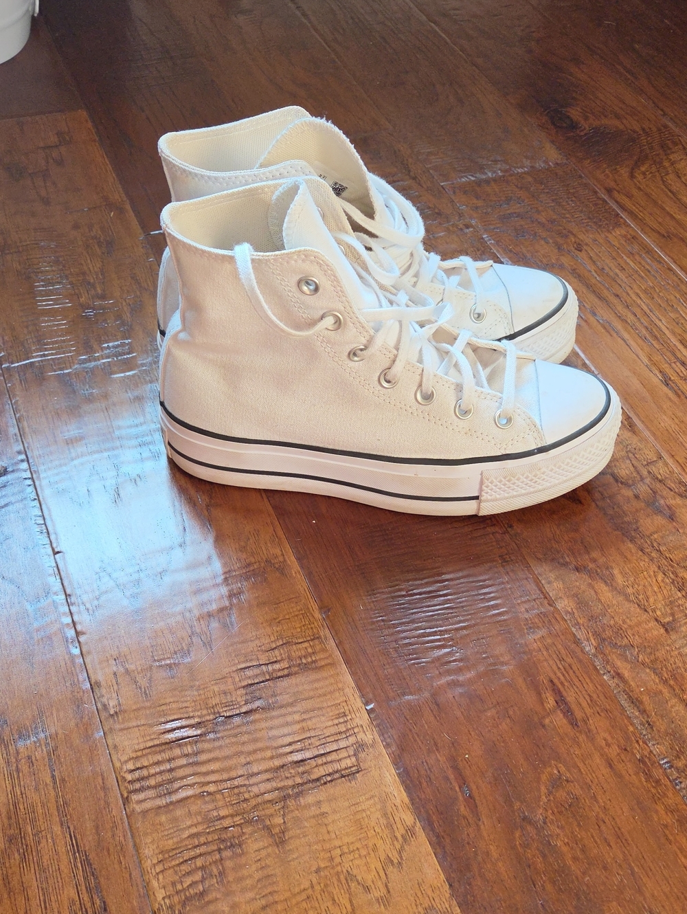 Converse High Top Canvas Sneakers - White